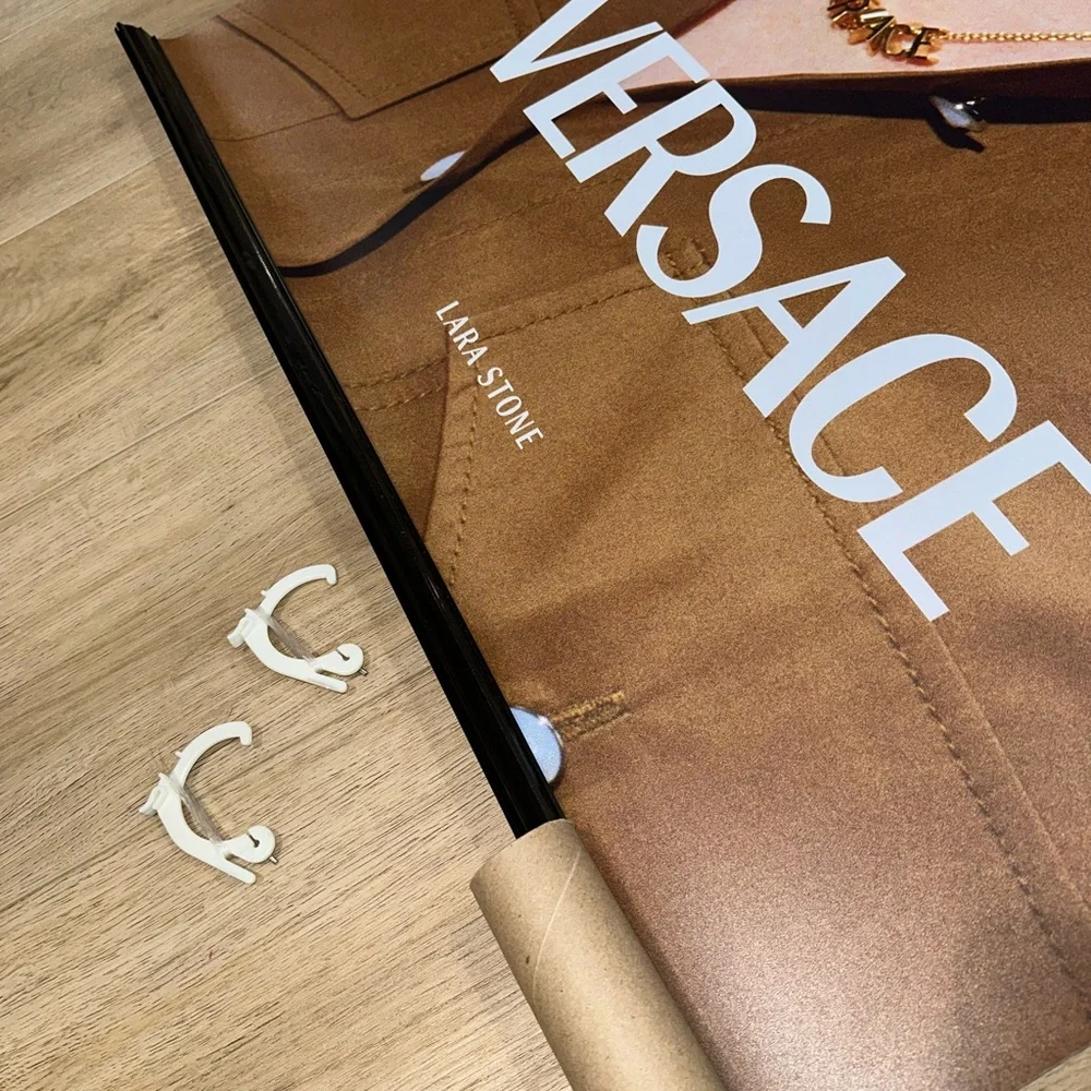Versace large advertising banner sign